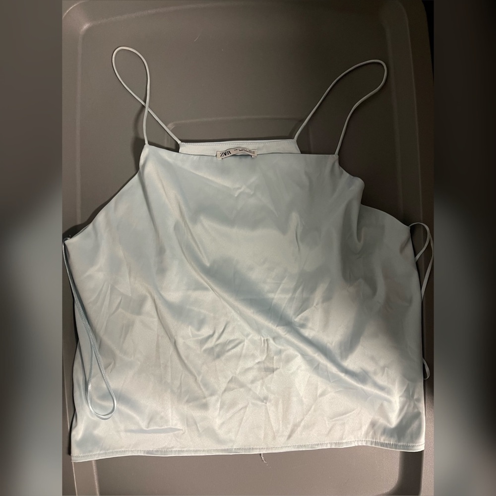 Zara Silk crop top from Italy
